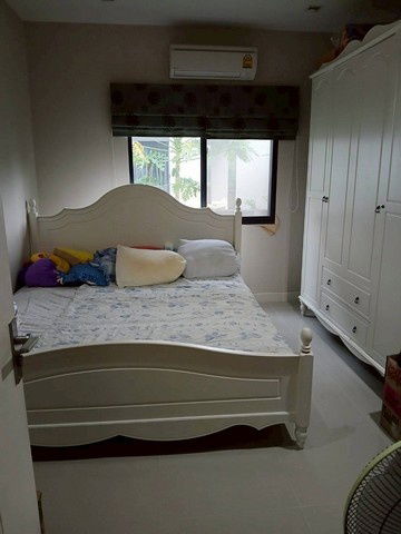 picture sss508 Single house for sale in Burasiri Wongwaen On Nut, Soi Jemo King Kaew 25/1, fully furnished, corner unit. - 6/8
