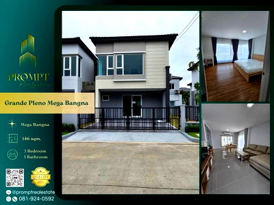 บ้านเดี่ยวให้เช่า : GH01279 - Grande Pleno Mega Bangna