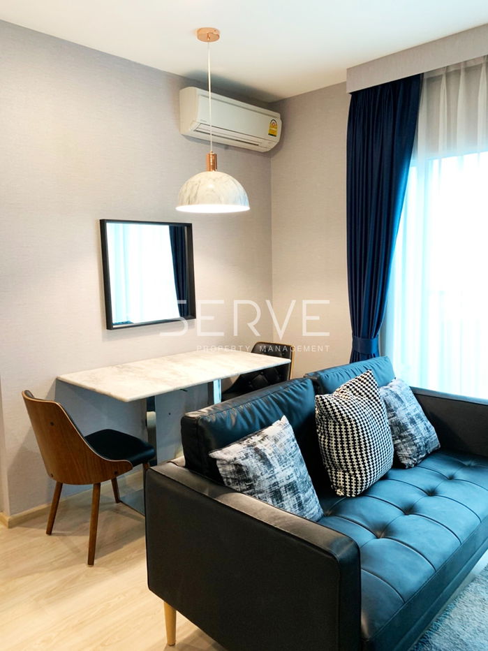 picture Corner Unit 2 Beds Nice Room Fully furnished Good Location Close to  MRT Thailand Cultural Centre Station, 80 m. @ Noble Revolve Ratchada - 2/7
