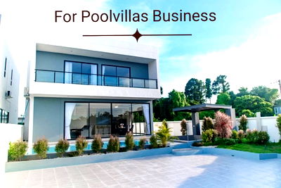 Houses for rent Chonburi : New house, pool villa, seaside, beautiful, luxurious