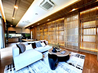 เช่าบ้านเดี่ยว กรุงเทพมหานคร : TH14 ให้เช่าบ้านเดี่ยว 3 ชั้น ตกแต่งสวย หรูหรา ราคาถูก โครงการ วีเว่ พระราม 9 VIVE Rama 9 สังคมส่วนตัวเพียง 75 ยูนิต 