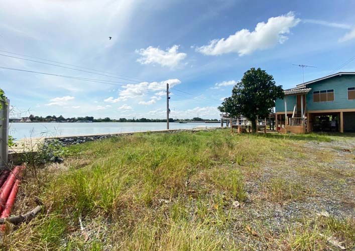 รูป L-112 : ที่ดินริมแม่น้ำเจ้าพระยา + ถมแล้ว 613 ตร.วา ซ.บางกระบือ 5  ใกล้วัดโบสถ์ สามโคก ปทุมธานี - รูปที่ 28/32