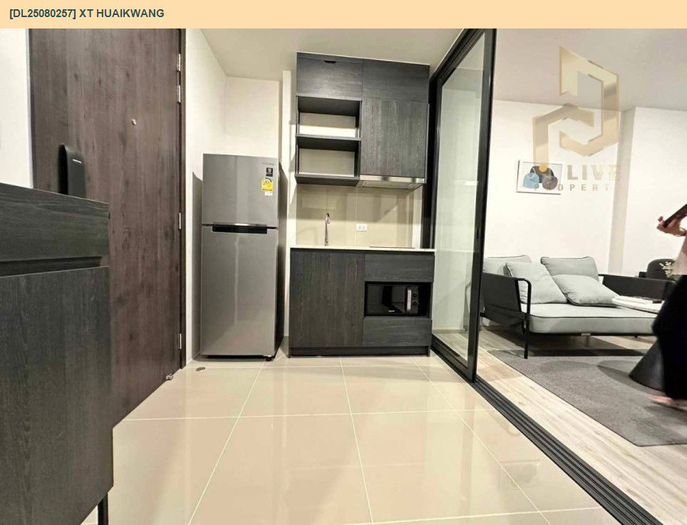 picture DL25080257 Condo for rent, XT HUAIKWANG near MRT ห้วยขวาง, ready to move in, call urgently 0656133286 LineID @534wlwof - 4/8