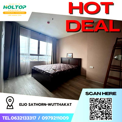 คอนโดให้เช่า : #Z1819💥070868🔥ให้เช่าคอนโด Elio Sathorn-Wutthakat 