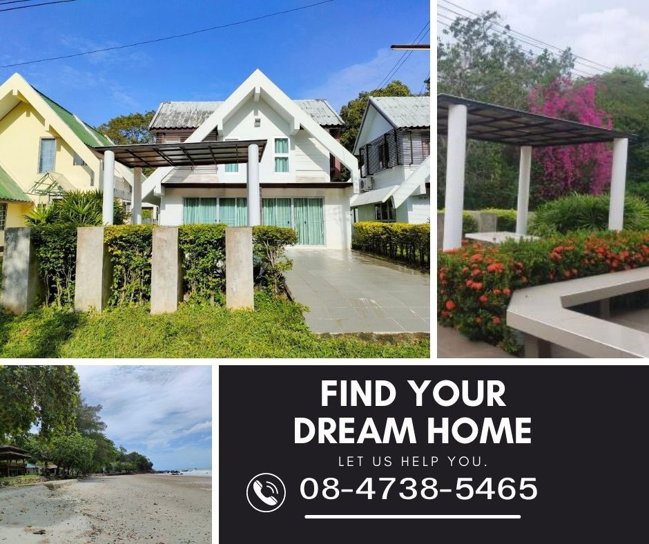 รูป ขายบ้านเดี่ยว เนื้อที่ 48 ตรว. 4 ห้องนอน 2 ห้องน้ำในวังแก้ว รีสอร์ท มีหาดส่วนตัว  - รูปที่ 1/7