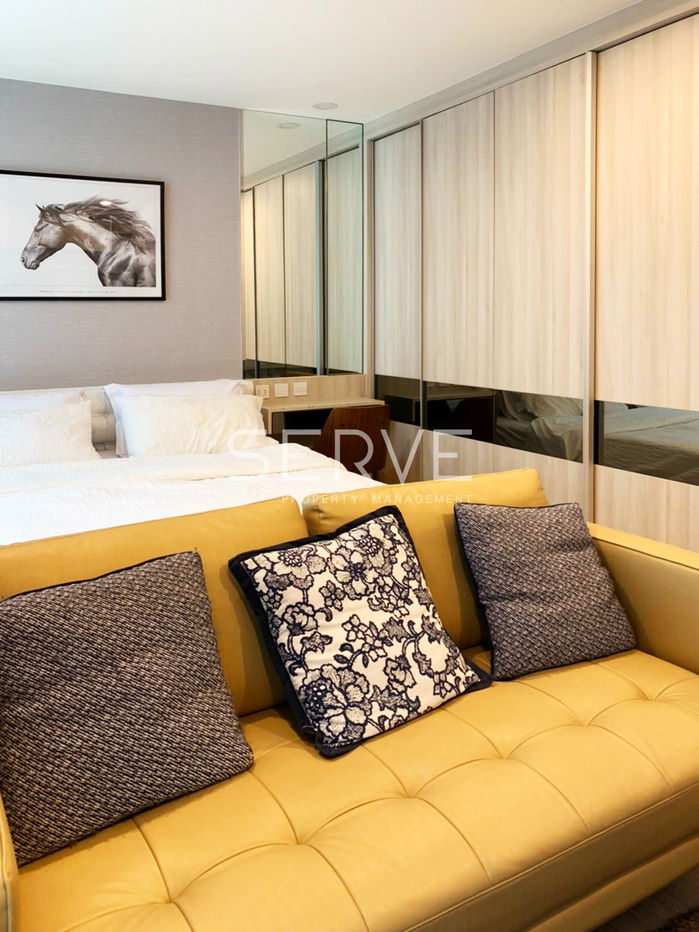picture Corner Unit 2 Beds Nice Room Fully furnished Good Location Close to  MRT Thailand Cultural Centre Station, 80 m. @ Noble Revolve Ratchada - 3/7