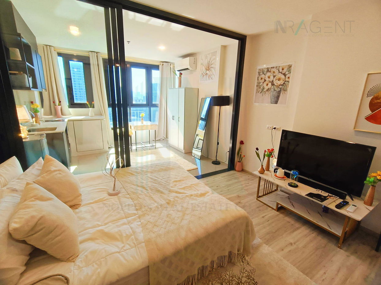 picture 🚩 For Rent Condo XT HUAIKWANG Building A, Floor 23,1 bed room, Room size 33.00 sqm - 3/8