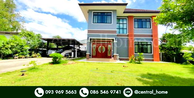 บ้านเดี่ยว รร.นายร้อยตำรวจ : บ้านเดี่ยว 214 ตร.วา ถนนคลาสเดย์ สามพราน นครปฐม ทำเลดี