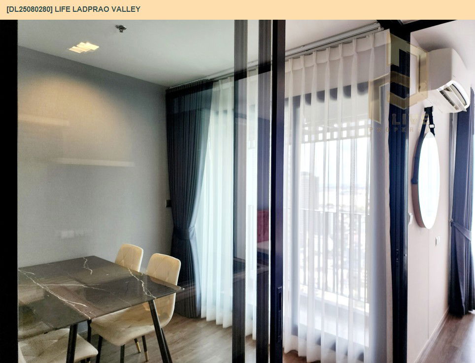 รูป MDL25080280 ให้เช่าคอนโด ไลฟ์ ลาดพร้าว แวลลีย์ (Life Ladprao Valley) ใกล้ BTS ห้าแยกลาดพร้าว พร้อมเข้าอยู่ โทรด่วน 0638692663 LineID @534wlwof - รูปที่ 7/14
