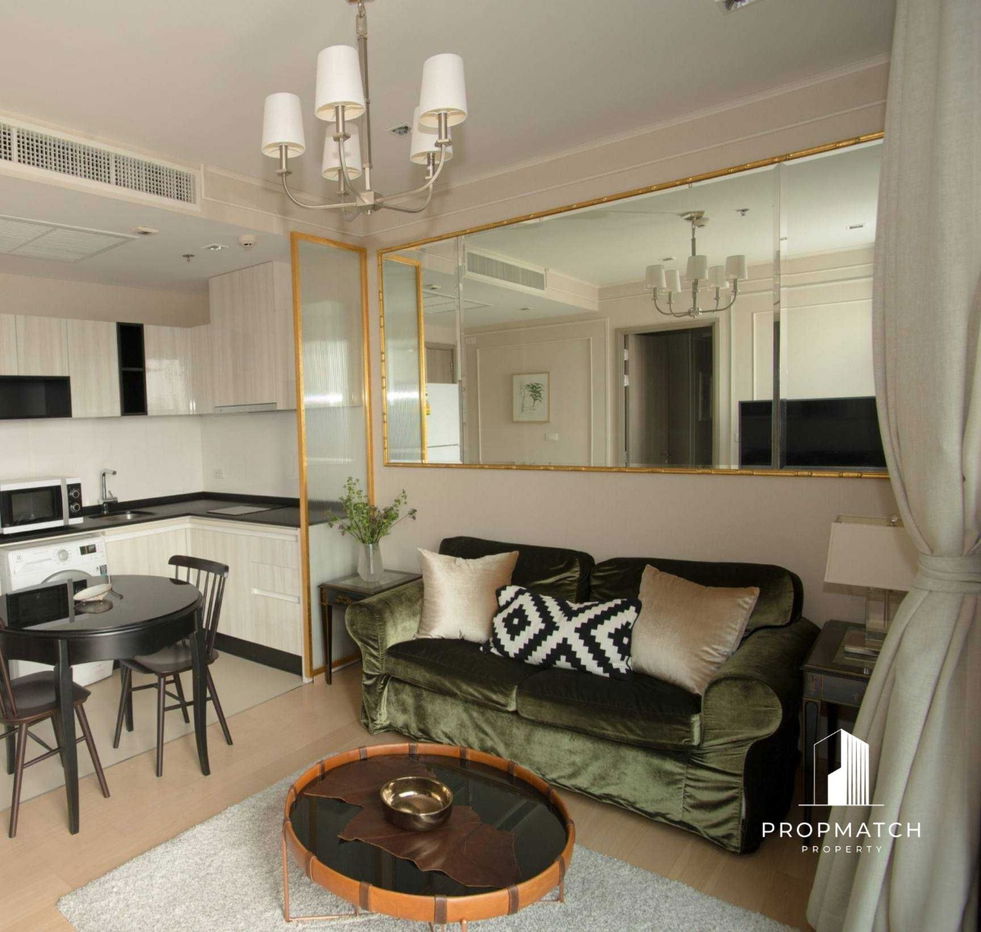 รูป ✨Flash Deal ✨HQ Thonglor ( 1Bed 1Bath 42SQM.) แต่งครบพร้อมอยู่ !! เพียง38,000บาทต่อเดือน Tel.0981315848 @propmatch - รูปที่ 1/4