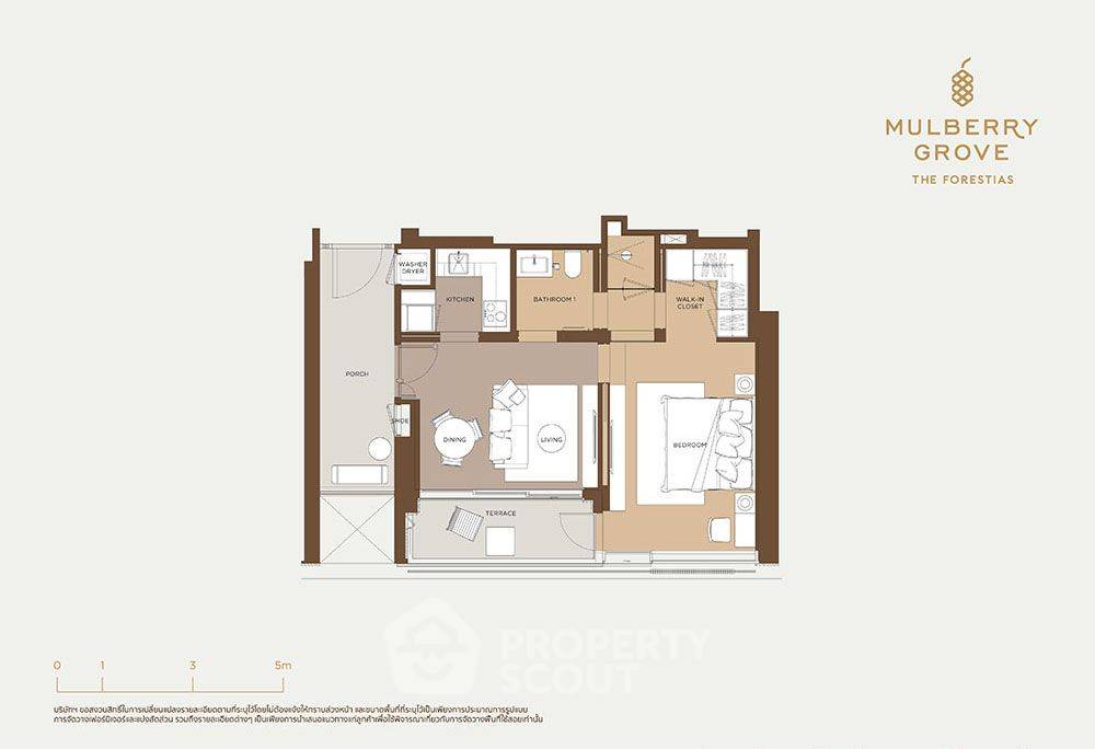 picture 1-BR Condo at Mulberry Grove The Forestias in Bang Kaeo (ID 1286677) - 2/8