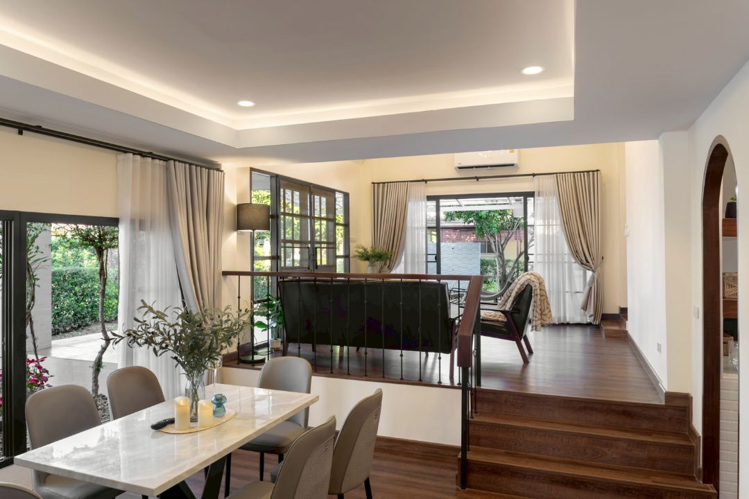 รูป ขายพูลวิลล่า Pool villa สไตล์โมเดิร์น รีโนเวทใหม่ทั้งหลัง อยู่ใกล้โรงเรียนนานาชาติหลายแห่ง เดินทางสะดวกสบายSW002832 - รูปที่ 8/26