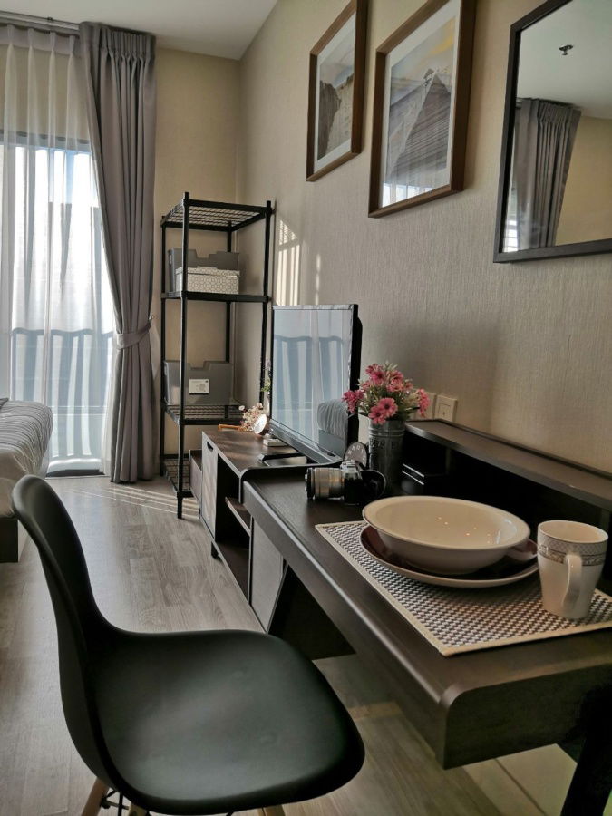 picture WS2097 🏢 For rent: Ideo Mobi Sukhumvit 50, beautiful view, unblocked, furnished, rent only 13,000 baht/month. - 7/13