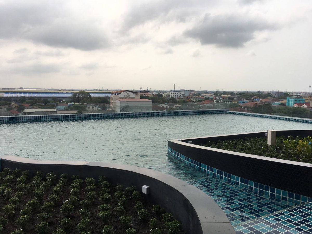 รูป คอนโดเพรสซิเดนชั้นบนสุด วิวโค้งน้ำหอชมเมืองสวยมาก ติดBTSแพรกษาโรบินสัน - รูปที่ 8/19