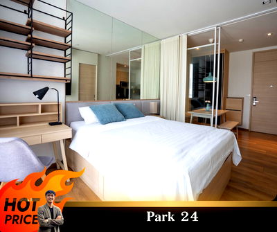 Condos for rent Phrom Phong : For Rent "Park 24 "Fully furniture &ready to move in //Ask more info : @thirdproperty
