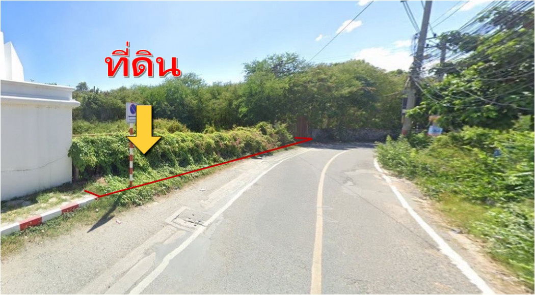 รูป ขายที่ดินติดทะเล ติดถนนพัทยา นาเกลือ 4ไร่ 3 งาน 50 ตารางวา ใกล้ปราสาทสัจธรรม เหมาะกับทำรีสอร์ท โรงแรม - รูปที่ 1/3