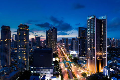 Nice Room 1 Bed 1 Work Room High Fl. 15+ Good Location Close to BTS Chong Nonsi 600 m. at Knightsbridge Prime Sathorn Condo / For Sale