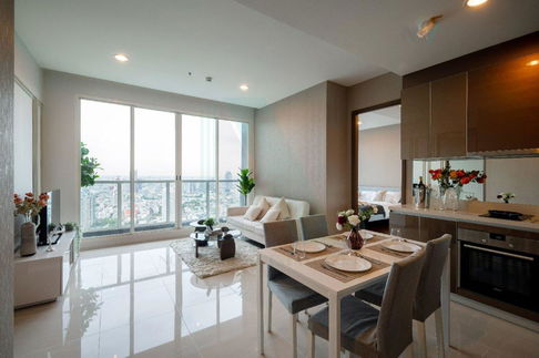 🔺 ให้เช่าคอนโด แม่น้ำ เรสซิเดนท์ อาคาร 1 ชั้น 35 2 ห้องนอน ขนาด 89.00 ตรม ใกล้ เอเชียทีค