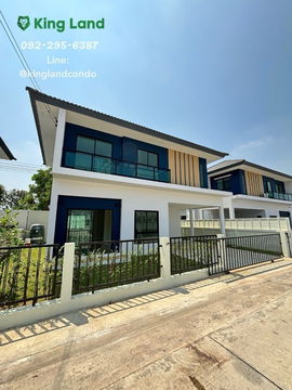 #ให้เช่าบ้านเดี่ยว CPN NIN วงแหวน ลำลูกกา คลอง6  มี 4 ห้องนอน 3 ห้องน้ำ 1 โถงใหญ่ข้างบน มีแอร์สามตัว