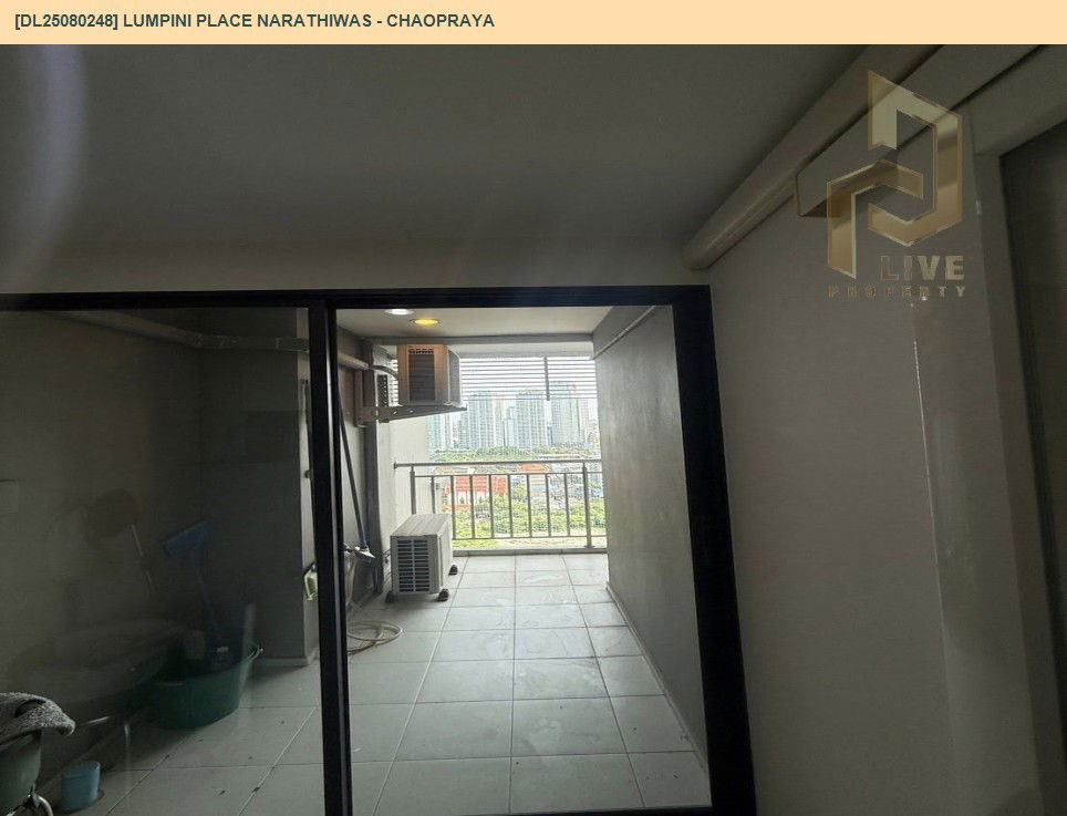 รูป DL25080248 ให้เช่าคอนโด ลุมพินี เพลส นราธิวาส - เจ้าพระยา (Lumpini Place Narathiwas - Chaopraya) ใกล้ - พร้อมเข้าอยู่ โทรด่วน 0638692663 LineID @534wlwof - รูปที่ 11/18