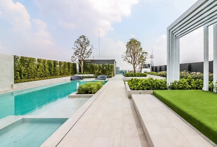 รูป ขายคอนโด Modiz รัชดา 32 (Low Lise 8 ชั้น) ห้องมุม ชั้นบนสุด พร้อมเข้าอยู่  ตรงข้ามศาลอาญา รัชดา (แผ่นดินไหวไม่มีผลกระทบ) - รูปที่ 9/14