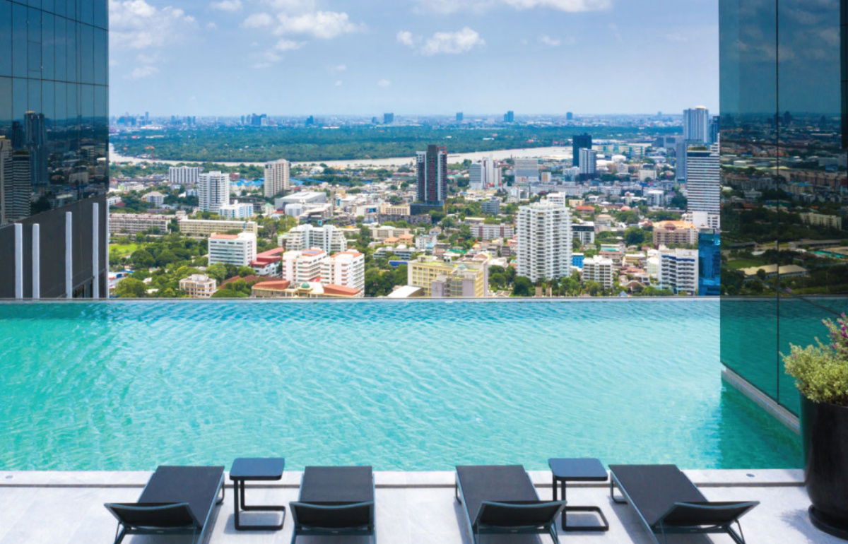 picture 22K - Nice Room 1 Bed 1 Work Room High Fl. 15+ Good Location Close to BTS Chong Nonsi 600 m. at Knightsbridge Prime Sathorn Condo / For Rent - 5/8