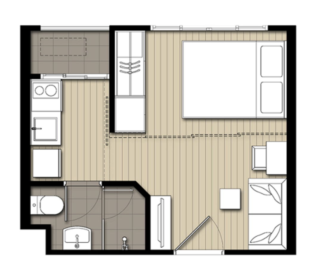 picture IDEO Mobi Sukhumvit Eastgate, 22nd Flr. Studio room condo for sale near BTS Bang-na - 13/13