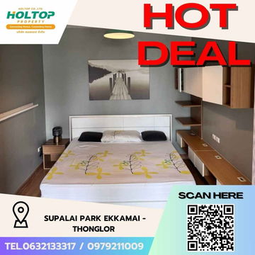#Z1821💥070868🔥ให้เช่าคอนโด Supalai Park Ekkamai - Thonglor
