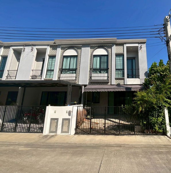 รูป 🔥 ทาวน์โฮมหลังมุม สไตล์ Modern Loft ฟรีโอน! 🔥 🏠 ชีวาโฮม สุขสวัสดิ์ - ประชาอุทิศ - รูปที่ 2/15