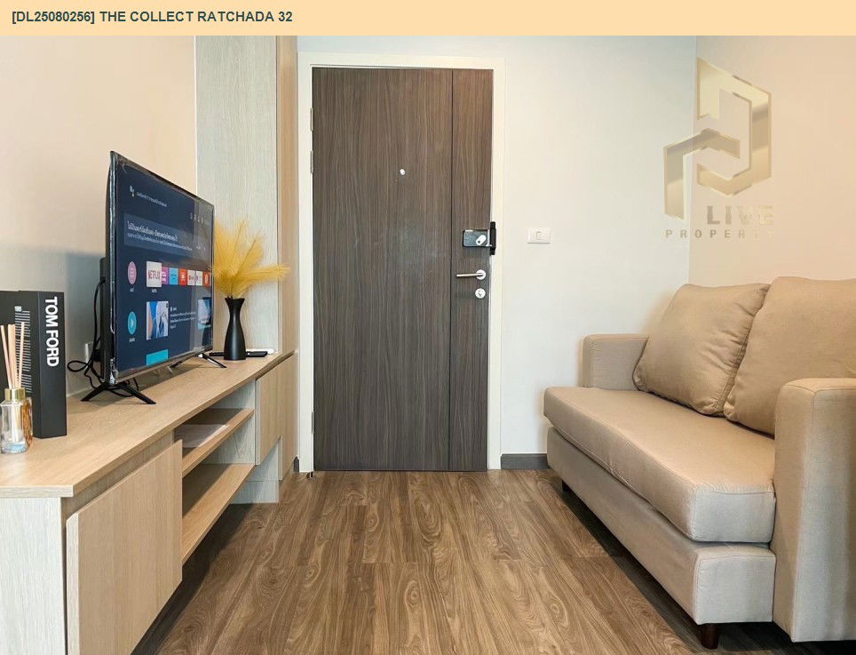 picture DL25080256 Condo for rent, The Collect Ratchada 32 near MRT ลาดพร้าว, ready to move in, call urgently 0656133286 LineID @655ebbvc - 2/9