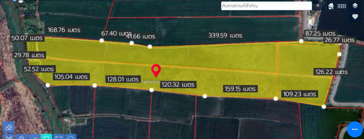 picture 🌿Premium49Rai Land for Sale Next to Irrigation Canal, KhlongKhuean, Chachoengsao.Perfect for FarmCafé, Homestay, 360FieldView, AgroBistro, Warehouse - 1/5
