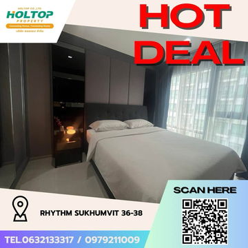 #Z1842💥070868🔥ให้เช่าคอนโด Rhythm Sukhumvit 36-38 