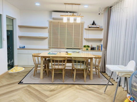 🎉 ให้เช่าบ้านเดี่ยว 2 ชั้น วิลลาจจิโอ 2 ศรีนครินทร์-บางนา 3 ห้องนอน 3 ห้องน้ำ