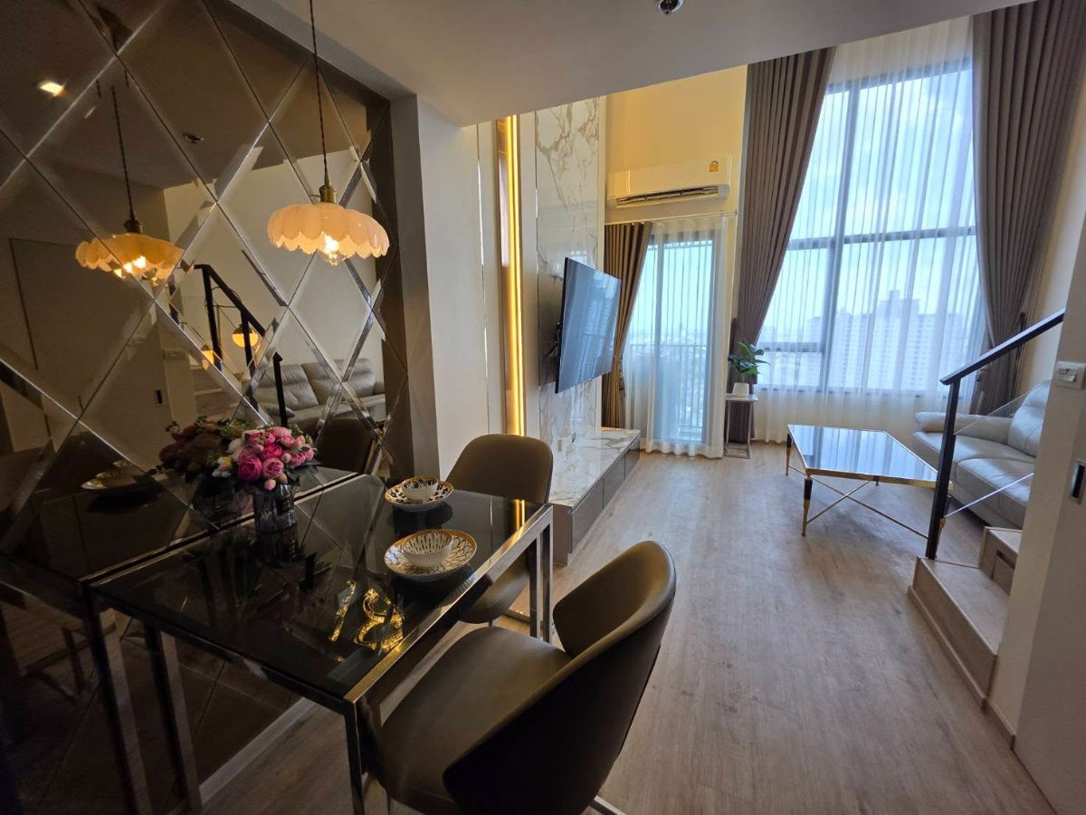 picture WS2090 ✨ The Rich Rama 9 – Srinakarin ✨ Loft Duplex, high ceiling, only 24,500 baht/month - 17/23