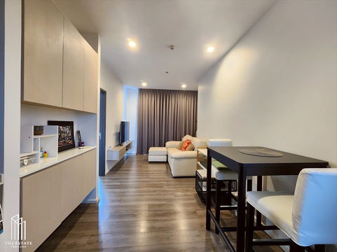 For rent Whizdom Essence ใกล้ BTS ปุณณวิถี ห้องใหญ่ 45.44 sq.m ได้วิวแม่น้ำและวิวเมือง @27,000 Baht