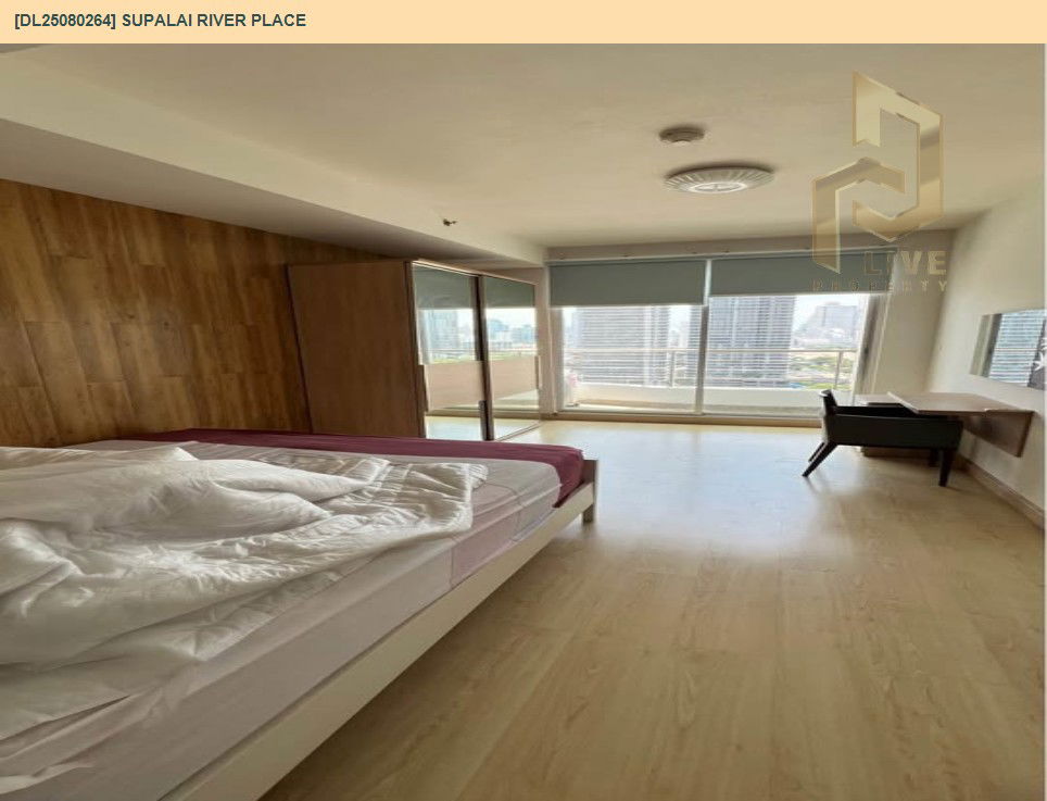 รูป DL25080264 ให้เช่าคอนโด ศุภาลัย ริเวอร์ เพลส (Supalai River Place) ใกล้ BTS กรุงธนบุรี พร้อมเข้าอยู่ โทรด่วน 0638692663 LineID @655ebbvc - รูปที่ 8/14