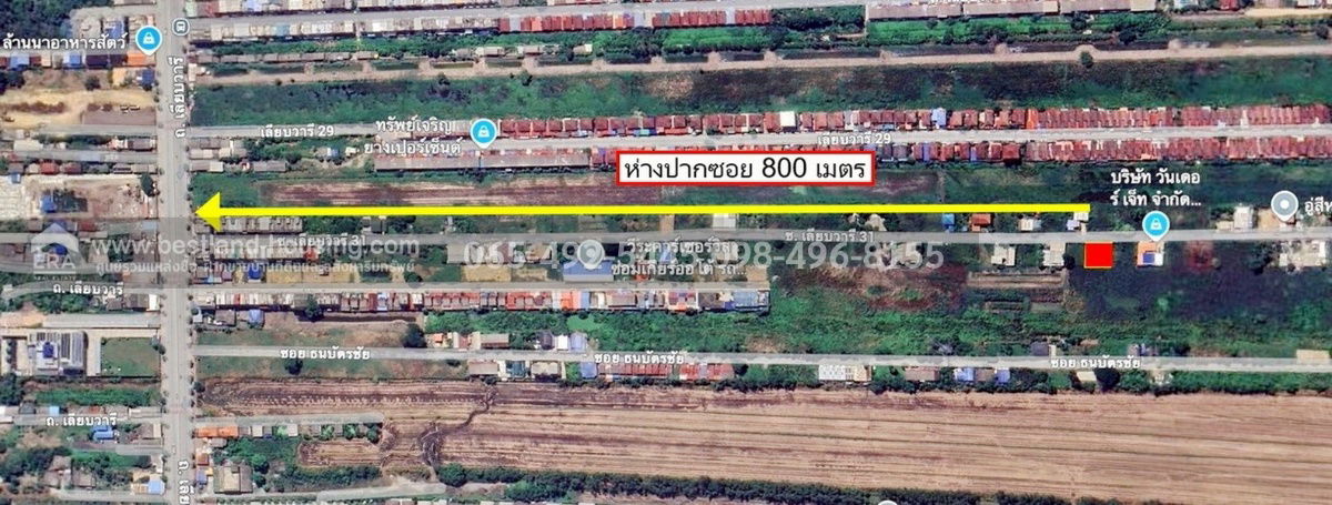 รูป ขายที่ดินเปล่า 110 ตรว. ซ.เลียบวารี31 หนองจอก เหมาะสร้างบ้านอยู่อาศัย ถนนปูนสาธารณะ หน้าหันทิศตะวันออก - รูปที่ 22/26