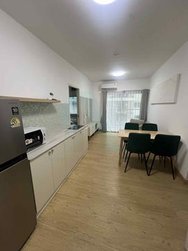 🔺 For Rent Condo A SPACE ID ASOKE - RATCHADA Building 1, Floor 12,2 bed room, Room size 52 sqm
