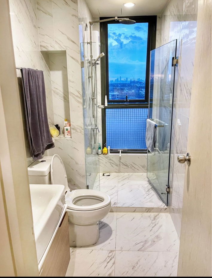 รูป Wow wow wowห้องจิงสวยมากให้เช่า Ideo mobi sukhumvit Eastpoint  1 Bed 1 Bath ห้องนั้งเล่นกว้าง  BTS Bangna  - รูปที่ 6/7