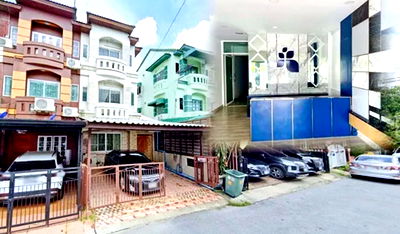 Shophouses for rent Kaset Nawamin : The Walk Kaset-Nawamin 1.1 km.Townhouse for rent 3Storeys 21sq.wa. 252sq.m. Soi Nuanchan 27-33 MRT