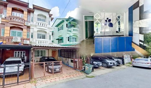 เดอะวอล์ค เกษตร-นวมินทร์ 1.1 กม. 4นอน ซ.นวลจันทร์ 29-33 MRT วัชรพล 1.6กม.ให้เช่าทาวน์เฮ้าส์ 3 ชั้น 22 ตร.วา.254 ตร.ม. 3น้ำ