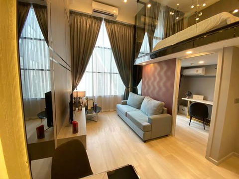 For Rent Condo KNIGHTSBRIDGE PRIME SATHORN Building 1, Floor 26,Duplex, Room size 45 sqm