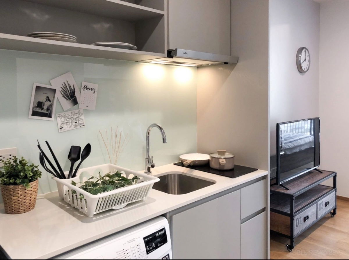 รูป ** ห้องว่างพร้อมอยู่ ** ให้เช่า คอนโด Noble Revo (สาธร-สีลม) – 1 BED (34SQM) 200 เมตรจาก BTS สุรศักดิ์ ชั้น 9 - รูปที่ 4/6