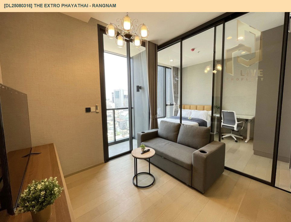 picture DL25080316 Condo for rent, THE EXTRO Phayathai - Rangnam near -, ready to move in, call urgently 0656133286 LineID @655ebbvc - 2/8