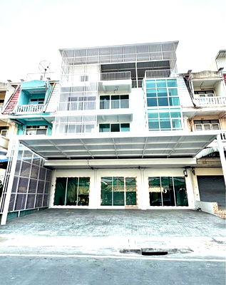 Shophouses for rent National Institute of Development Administration (NIDA) : PJ31 Commercial building for rent, 3 units, Ramkhamhaeng Road
