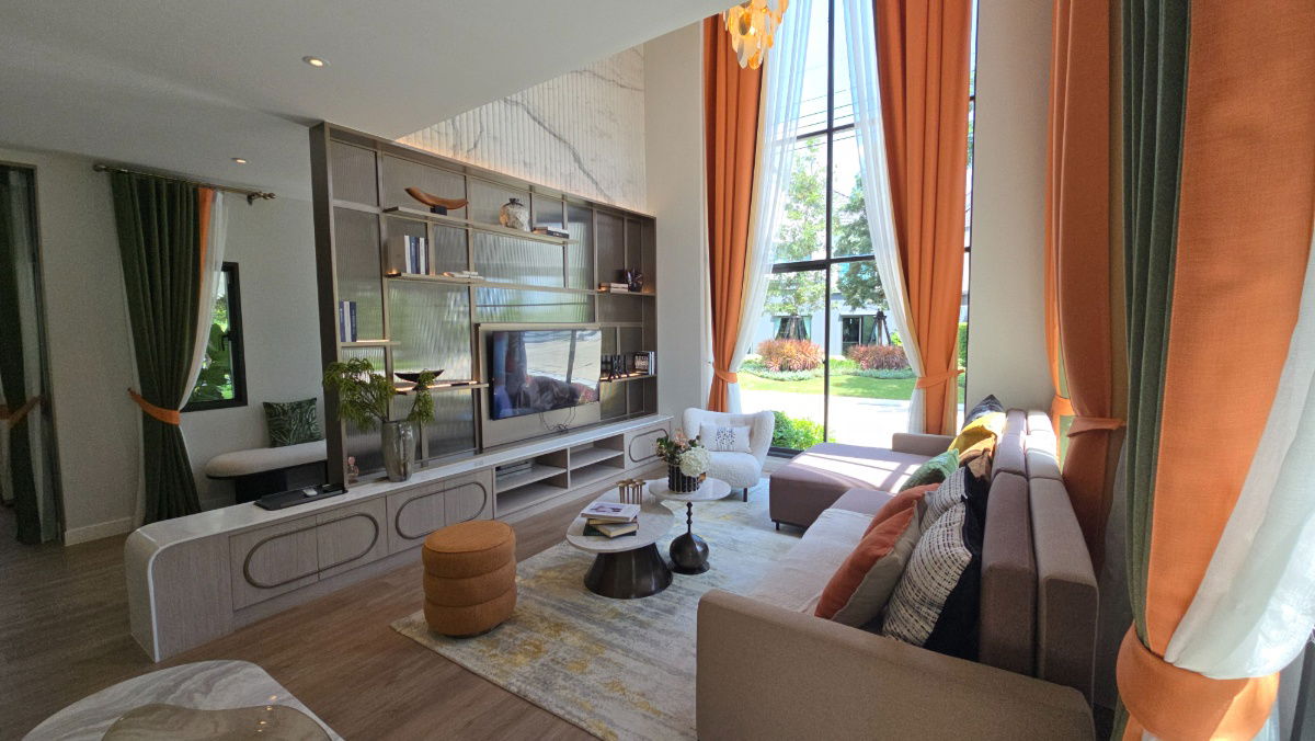รูป Luxury Home พร้อมเฟอร์ฯ เดินทางสะดวกใกล้สนามบินสุวรรณภูมิ โถง Double Volume 6.5 เมตร - รูปที่ 6/30