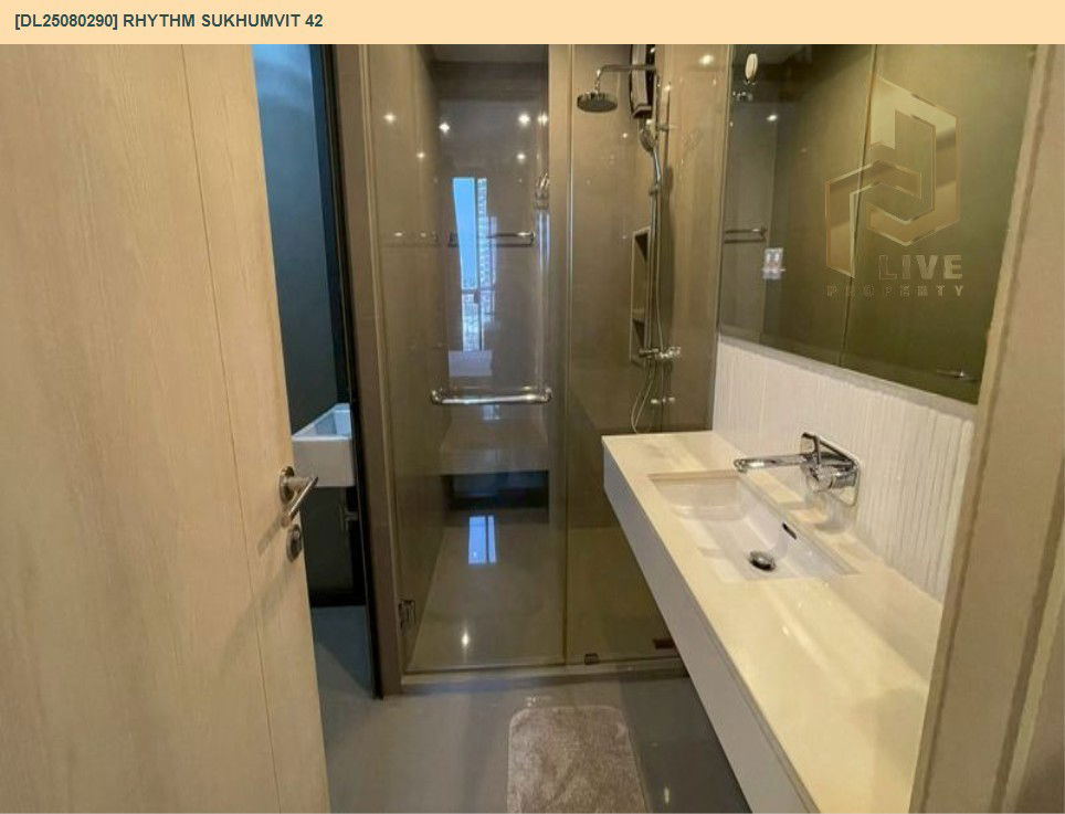 รูป MDL25080290 ให้เช่าคอนโด ริทึ่ม สุขุมวิท 42 (Rhythm Sukhumvit 42) ใกล้ BTS เอกมัย พร้อมเข้าอยู่ โทรด่วน 0638692663 LineID @534wlwof - รูปที่ 9/10