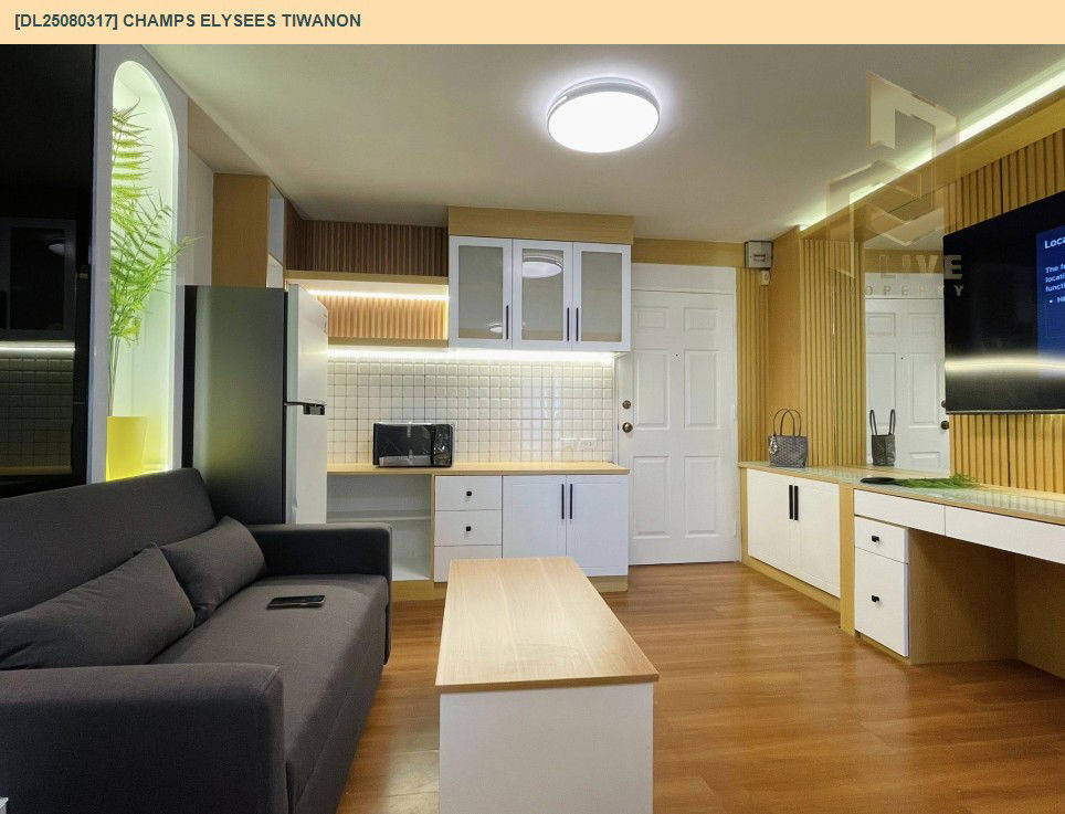 picture DL25080317 Condo for rent, Champs Elysees Tiwanon near -, ready to move in, call urgently 0656133286 LineID @534wlwof - 2/23