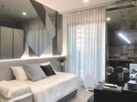 🚩 For Rent Condo LIFE ASOKE - RAMA 9 Building A, Floor 15,2 bed room, Room size 40 sqm