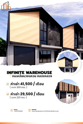 Factory for rent Rajamangala University of Technology Thanyaburi : Warehouse for rent with office, Khlong Luang Road
